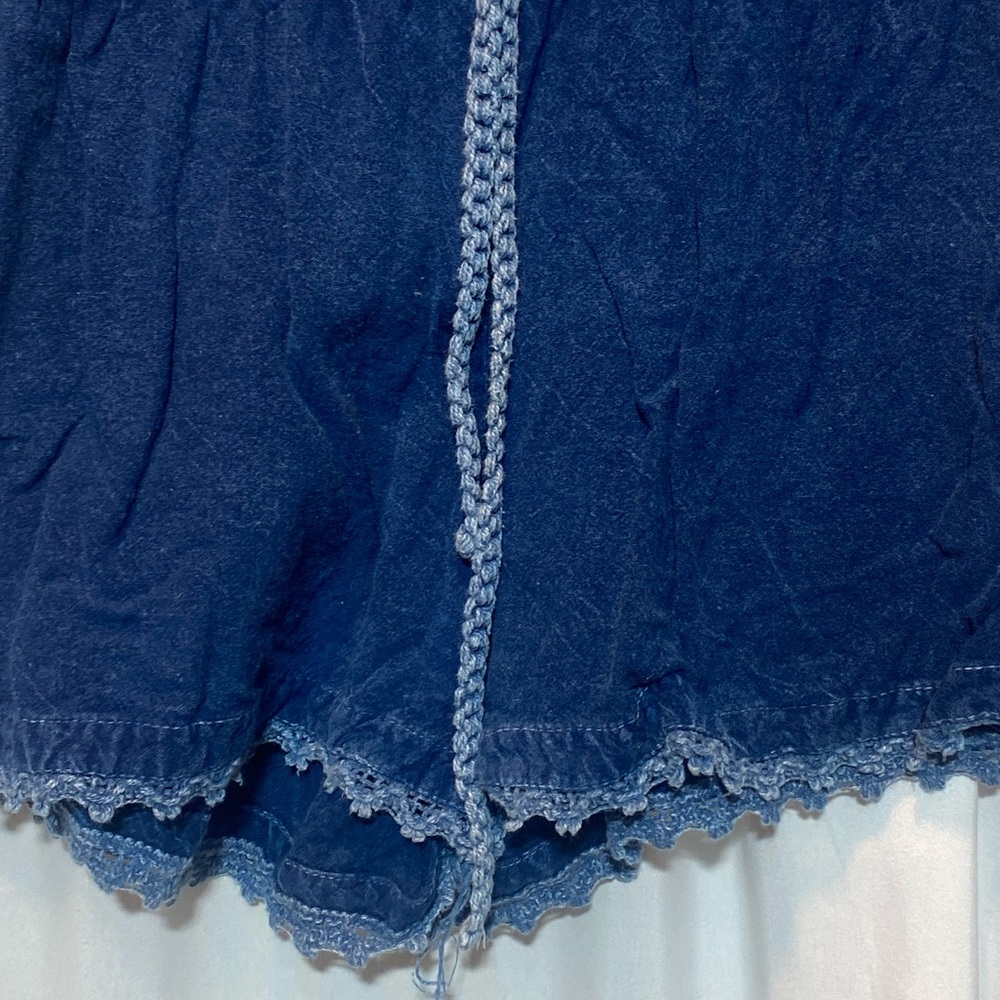 Blue Drawstring Shorts - Picture 2 of 5